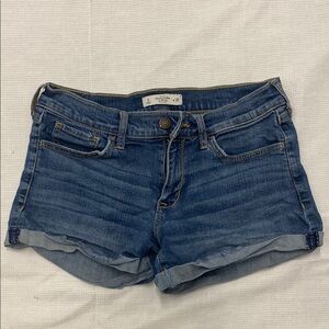 Abercrombie & Fitch Blue Jean Shorts